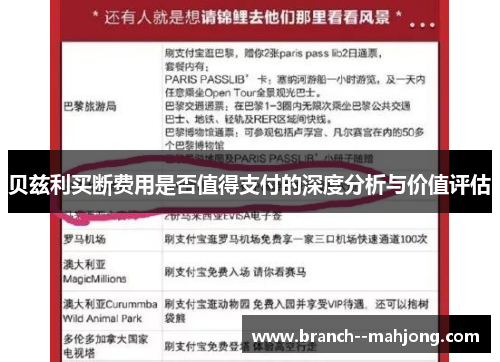 贝兹利买断费用是否值得支付的深度分析与价值评估